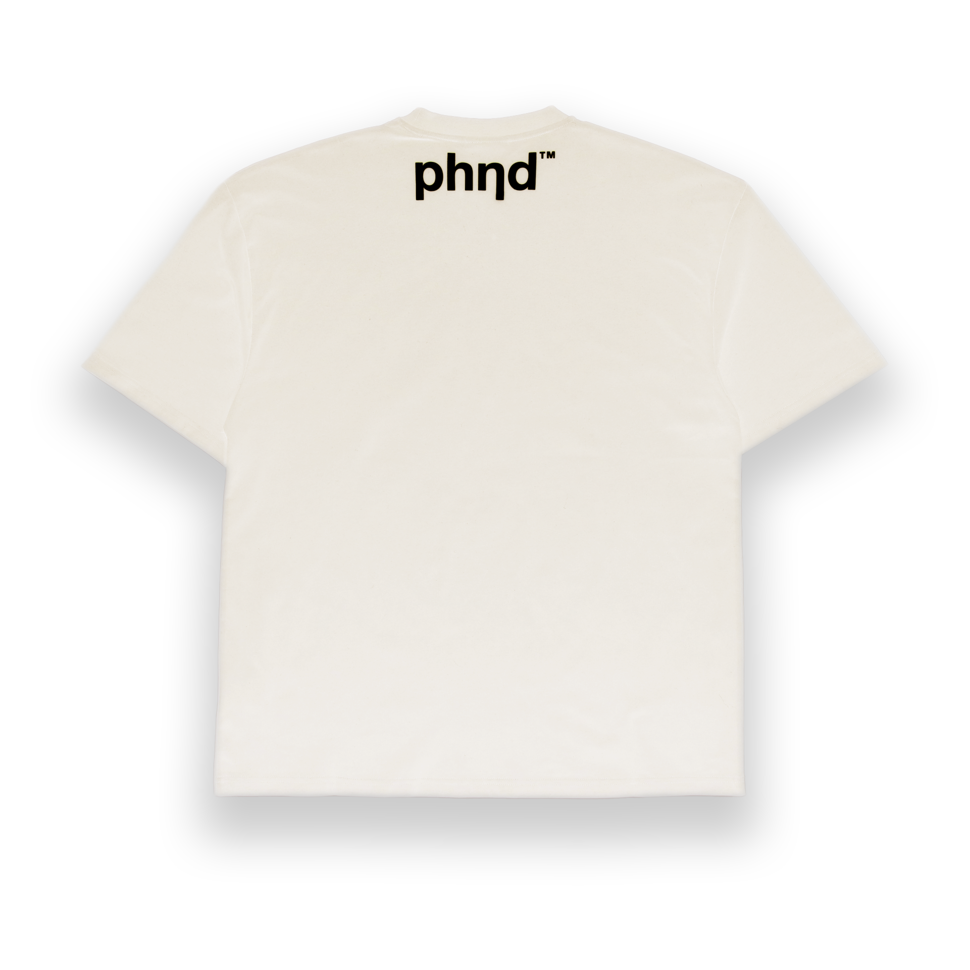 phnd Organic Logo T-Shirt Off White Back