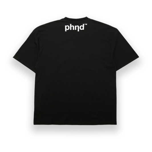 phnd Organic Logo T-Shirt Black Back